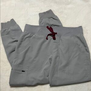 Figs Gray Jogger Scrubs. Size medium.
